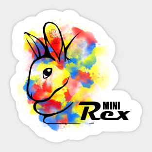 Mini Rex Primary Sticker